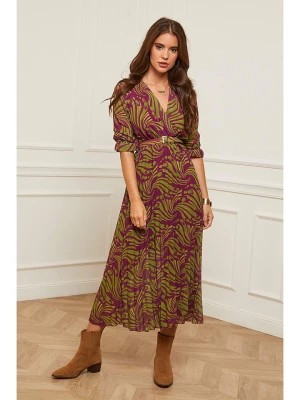 Zdjęcie produktu L'armoire de Suzette Sukienka w kolorze zielono-fioletowym rozmiar: 36/38