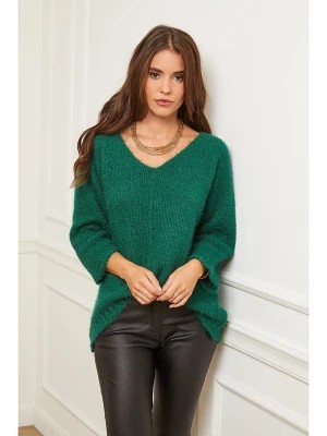 Zdjęcie produktu L'armoire de Suzette Sweter w kolorze zielonym rozmiar: 36/38