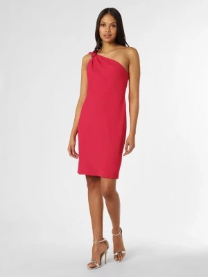 Zdjęcie produktu Lauren Ralph Lauren Damska sukienka wieczorowa Kobiety Sztuczne włókno wyrazisty róż jednolity,