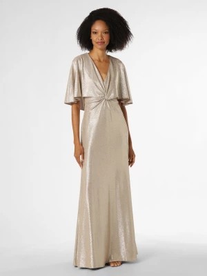 Zdjęcie produktu Lauren Ralph Lauren Damska sukienka wieczorowa Kobiety Sztuczne włókno złoty wypukły wzór tkaniny,