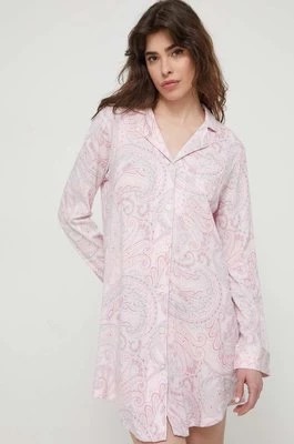 Zdjęcie produktu Lauren Ralph Lauren koszula nocna damska kolor różowy ILN32306