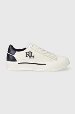Zdjęcie produktu Lauren Ralph Lauren sneakersy skórzane Daisie kolor biały 802925360001