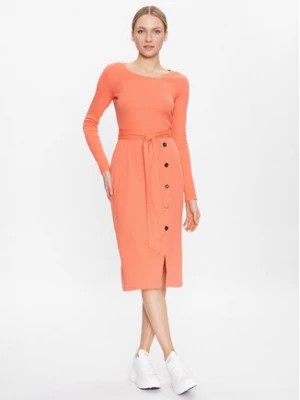 Zdjęcie produktu Lauren Ralph Lauren Sukienka dzianinowa 250889290002 Pomarańczowy Slim Fit