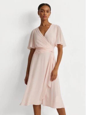 Zdjęcie produktu Lauren Ralph Lauren Sukienka koktajlowa 250909381007 Różowy Slim Fit