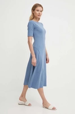 Zdjęcie produktu Lauren Ralph Lauren sukienka kolor niebieski mini rozkloszowana