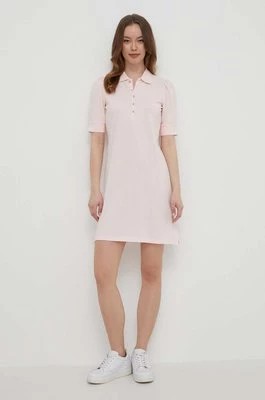 Zdjęcie produktu Lauren Ralph Lauren sukienka kolor różowy mini prosta