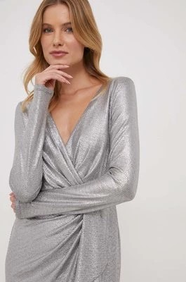Zdjęcie produktu Lauren Ralph Lauren sukienka kolor srebrny mini prosta