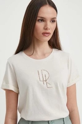 Zdjęcie produktu Lauren Ralph Lauren t-shirt damski kolor beżowy 200934390