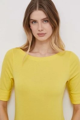 Zdjęcie produktu Lauren Ralph Lauren t-shirt damski kolor żółty