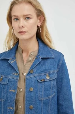 Zdjęcie produktu Lee kurtka jeansowa damska kolor niebieski przejściowa