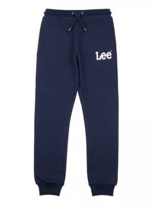 Zdjęcie produktu Lee Spodnie dresowe Wobbly Graphic LEE0011 Granatowy Regular Fit