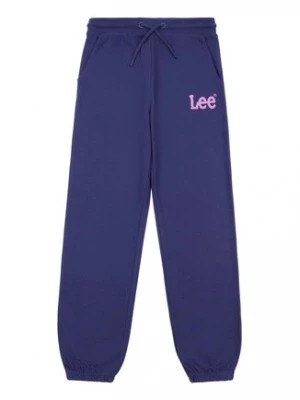 Zdjęcie produktu Lee Spodnie dresowe Wobbly Graphic LEG5097 Niebieski Regular Fit