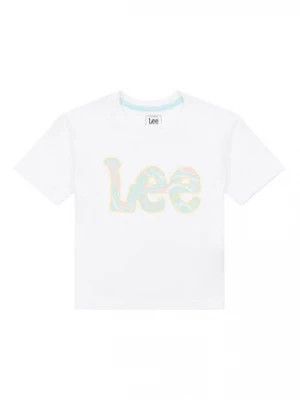 Zdjęcie produktu Lee T-Shirt Marble Print LEG5082 Biały Regular Fit