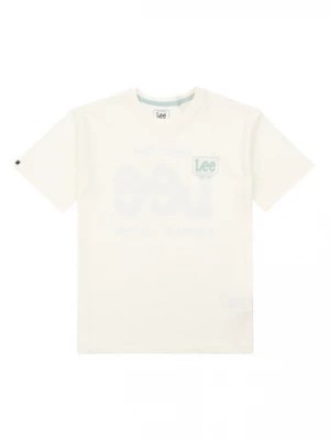 Zdjęcie produktu Lee T-Shirt Supercharged LEE0116 Écru Regular Fit