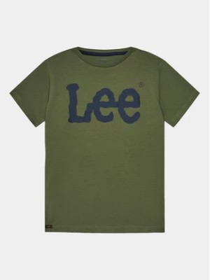 Zdjęcie produktu Lee T-Shirt Wobbly Graphic LEE0002 Zielony Regular Fit