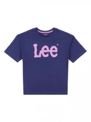 Zdjęcie produktu Lee T-Shirt Wobbly Graphic LEG5030 Niebieski Regular Fit
