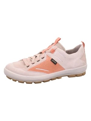 Zdjęcie produktu Legero Skórzane buty trekkingowe "Tanaro" w kolorze beżowo-pomarańczowym rozmiar: 42,5