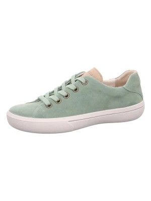 Zdjęcie produktu Legero Skórzane sneakersy "Fresh" w kolorze zielonym rozmiar: 41,5