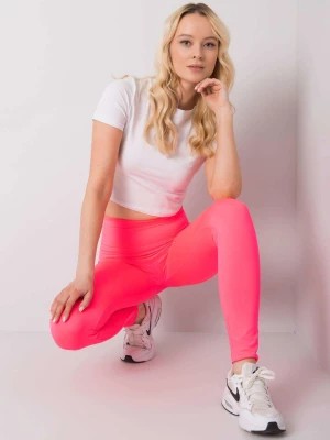 Zdjęcie produktu Leginsy legginsy fluo różowy sportowy casual Merg