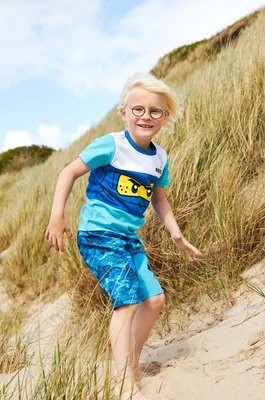 Zdjęcie produktu Lego t-shirt dziecięcy kolor niebieski z nadrukiem