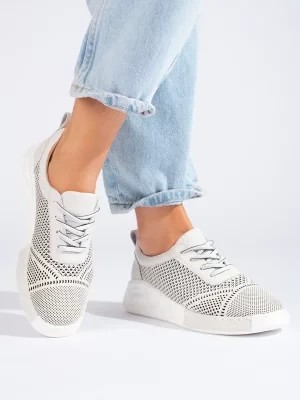 Zdjęcie produktu Lekkie sneakersy damskie Artiker skórzane białe