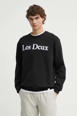Zdjęcie produktu Les Deux bluza bawełniana męska kolor czarny z aplikacją LDM200160