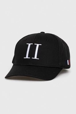 Zdjęcie produktu Les Deux czapka z daszkiem bawełniana kolor czarny z aplikacją