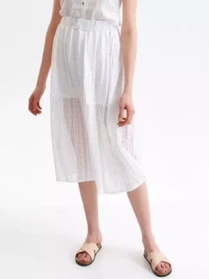 Zdjęcie produktu Letnia spódnica midi z łączonych materiałów TOP SECRET