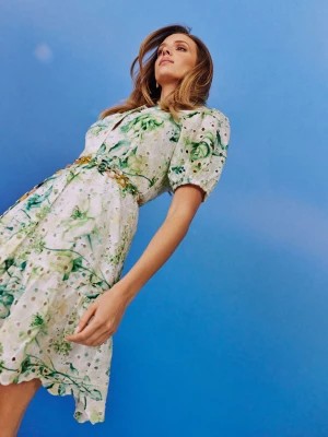 Zdjęcie produktu Letnia sukienka w roślinny wzór TARANKO