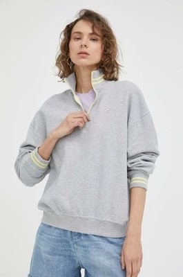 Zdjęcie produktu Levi's bluza bawełniana damska kolor szary melanżowa