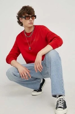 Zdjęcie produktu Levi's bluza bawełniana męska kolor czerwony gładka