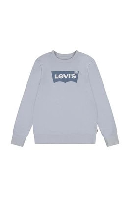 Zdjęcie produktu Levi's bluza dziecięca kolor niebieski z nadrukiem