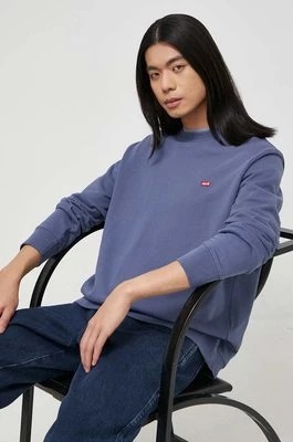 Zdjęcie produktu Levi's bluza męska kolor niebieski gładka