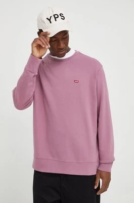Zdjęcie produktu Levi's bluza męska kolor różowy gładka