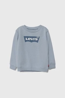 Zdjęcie produktu Levi's bluza niemowlęca kolor turkusowy z nadrukiem