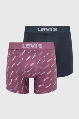 Zdjęcie produktu Levi's bokserki 2-pack męskie kolor różowy
