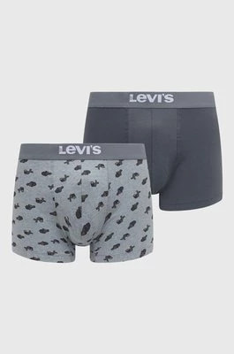 Zdjęcie produktu Levi's bokserki 2-pack męskie kolor szary