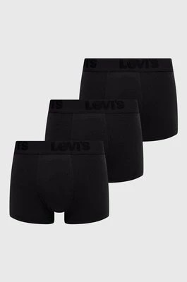 Zdjęcie produktu Levi's Bokserki (3-pack) męskie kolor czarny 37149.0296-black
