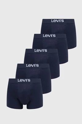 Zdjęcie produktu Levi's bokserki 5-pack męskie kolor granatowy