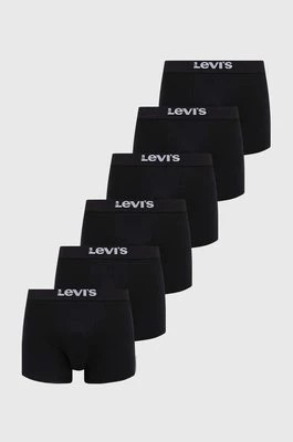 Zdjęcie produktu Levi's bokserki 6-pack męskie kolor czarny