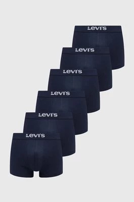 Zdjęcie produktu Levi's bokserki 6-pack męskie kolor granatowy