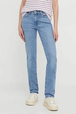 Zdjęcie produktu Levi's jeansy 712 SLIM damskie kolor niebieski