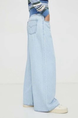 Zdjęcie produktu Levi's jeansy BAGGY WIDE LEG damskie kolor niebieski