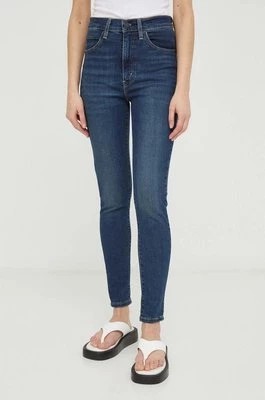 Zdjęcie produktu Levi's jeansy RETRO HIGH SKINNY damskie kolor granatowy