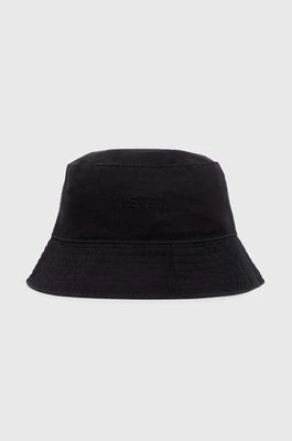 Zdjęcie produktu Levi's kapelusz bawełniany kolor czarny bawełniany