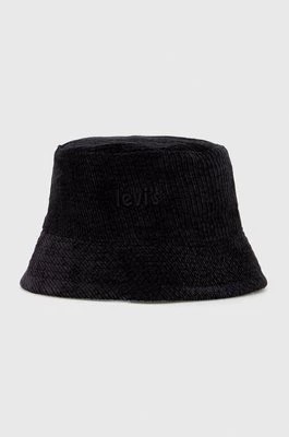Zdjęcie produktu Levi's kapelusz dwustronny kolor czarny