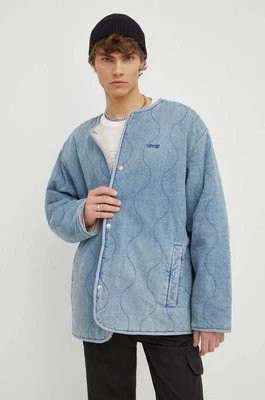 Zdjęcie produktu Levi's kurtka dwustronna męska kolor niebieski przejściowa oversize