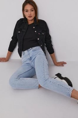 Zdjęcie produktu Levi's Kurtka jeansowa damska kolor czarny przejściowa