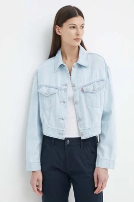 Zdjęcie produktu Levi's kurtka jeansowa damska kolor niebieski przejściowa oversize