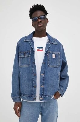 Zdjęcie produktu Levi's kurtka jeansowa męska kolor granatowy przejściowa oversize